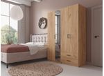 Шкаф 4 двери с зеркалом  Светлана Лофт