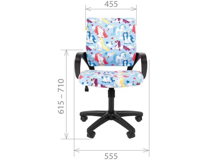 Кресло Chairman Kids 103 black футбол