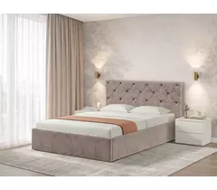 Кровать № 16 (каретка-ромбы) с основанием без ПМ