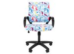 Кресло Chairman Kids 103 black единорог