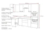 Кухонный гарнитур Аликанте-5/6 (1000х2500 мм)