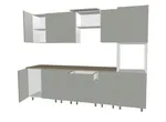 Кухонный гарнитур Аликанте-21/22 (2800 мм)