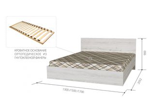 Кровать Милана (основание IKEA)